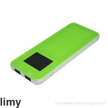 Mobile Power bank with 4000mAh 5.5V, External battery with LED Screen